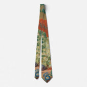 Rustieke Keuken Kunst Vintage Fruit Bloem Print Stropdas (Achterkant)
