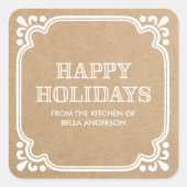 Rustieke keuken | Vakantiebakkerswaren Stickers (Voorkant)