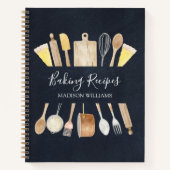 Rustieke Keukengerei Zwart Bakken Recept Boek (Voorkant)
