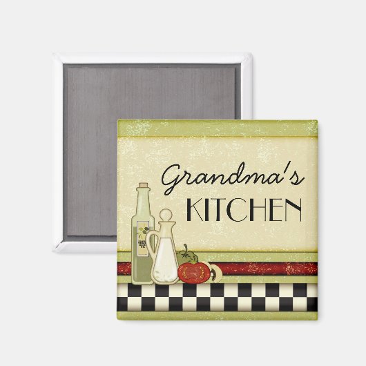  rustieke keukenmagneet magneet (Voorkant / Achterkant)