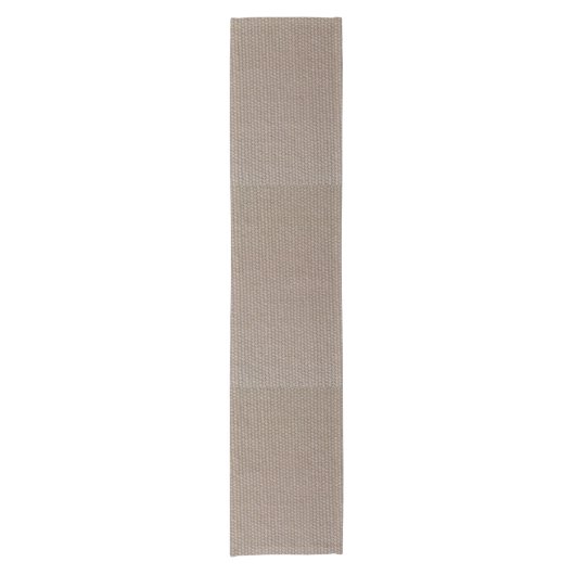Rustieke Khaki burlap land chique tafel loper (Voorkant)