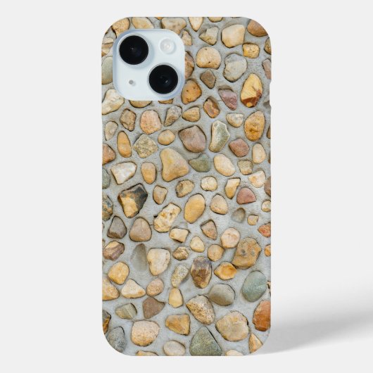 Rustieke kiezelsteenmuur Case-Mate iPhone case (Achterkant)