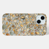 Rustieke kiezelsteenmuur Case-Mate iPhone case (Achterkant (horizontaal))