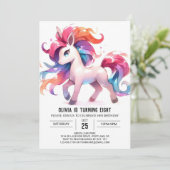 Rustieke Kinder paardenverjaardag Kaart (Staand voorkant)