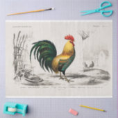  rustieke kip haan decoupage tissuepapier (Craft)