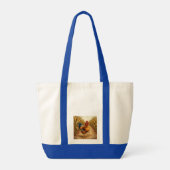 Rustieke kip in pastorale scène tote bag (Achterkant)