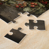 Rustieke kippenhoen met kippen legpuzzel (Zijkant)