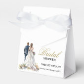 Rustieke klassieke Boho bloemenbruiloft Bedankdoosjes (Voorkant Zijde)