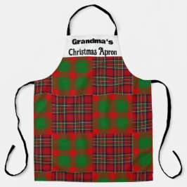 Rustieke klassieke geruite Tartan Stijl Design Ker Schort