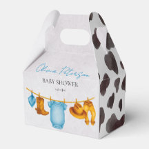 Rustieke Kleine Cowboy Baby Shower Jongen