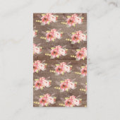 Rustieke Kleine Pompoen Baby shower Luier Raffle Informatiekaartje (Achterkant)