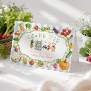 Rustieke Kleine Spruit Jongen Baby Shower Bedankt