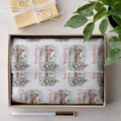 Rustieke kleine stad kerst boerderij tissuepapier (Geschenk)