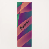 Rustieke kleur Geometrisch Abstract met optionele  Yogamat (Voorkant)