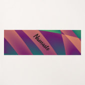 Rustieke kleur Geometrisch Abstract met optionele  Yogamat (Voorkant (horizontaal))