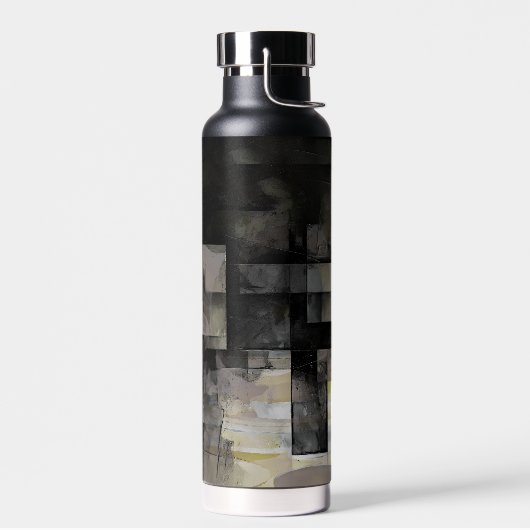 Rustieke kleurblok waterfles (Links)