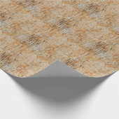 Rustieke kleuren verstrengelen in gecorrodeerde me cadeaupapier (Hoek)