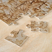 Rustieke kleuren verstrengelen in gecorrodeerde me legpuzzel (Zijkant)