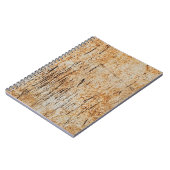 Rustieke kleuren verstrengelen in gecorrodeerde me notitieboek (Linkerzijde)