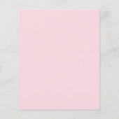 Rustieke kleurrijke budget babyshower uitnodiging  (Achterkant)