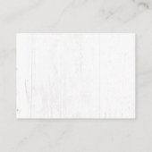 Rustieke Koe schedel Boho Blush Roze Waterverf Blo Informatiekaartje (Achterkant)