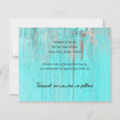 Rustieke Koe Skull Boho Blauwgroen Zonnebloemen Bu (Achterkant)