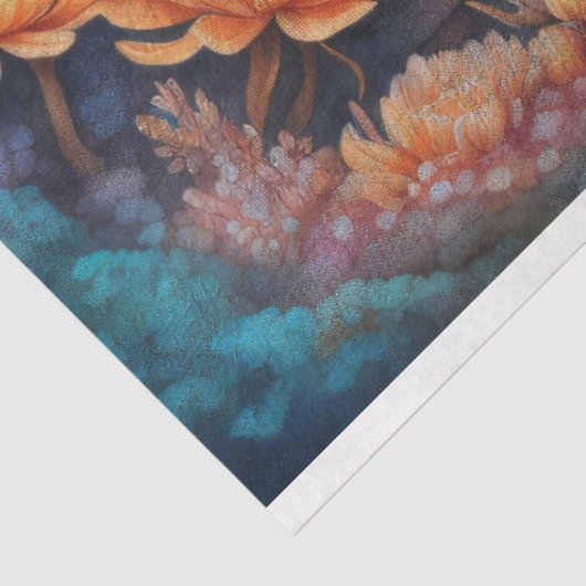  rustieke koi vis decoupage tissuepapier (Detail)