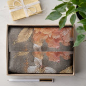 Rustieke Koraal Bloem Naadloos Decoupage Tissuepapier (Geschenk)