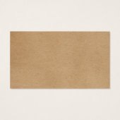 Rustieke Kraft Bedankt voor uw aankoop kaart (Achterkant)