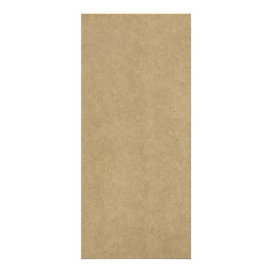 Rustieke Kraft Bloemen Krans Bruiloft Menu (Achterkant)