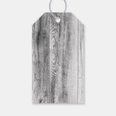 Rustieke Kraft bruiloft gunst Label - Dank u Cadeaulabel (Achterkant)