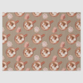 Rustieke Kraft cacao en koekjes Tissuepapier (Voorkant)