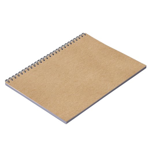 Rustieke Kraft Eenvoudig Stijlvol Boho Notitieboek (Linkerzijde)