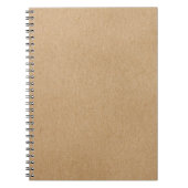 Rustieke Kraft Eenvoudig Stijlvol Boho Notitieboek (Voorkant)