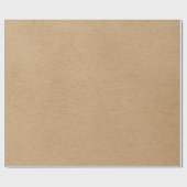 Rustieke Kraft Eenvoudige Boho-stijl Cadeaupapier (Vlak)