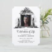 Rustieke Kraft Kaarsen Foto Feest van het Leven Kaart (Staand voorkant)