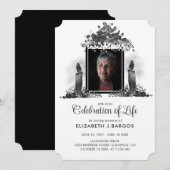 Rustieke Kraft Kaarsen Foto Feest van het Leven Kaart (Voorkant / Achterkant)