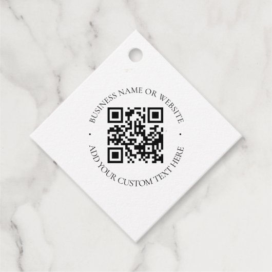 Rustieke Kraft Moderne Stijlvolle Professionele Bedankjes Labels (Voorkant)
