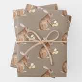 Rustieke Kraft Paper Paashaas Egg Hunt (In situ)