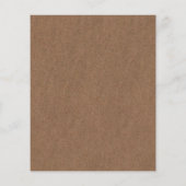 Rustieke Kraft Papier Baby's Breath Jar Bruiloft (Achterkant)