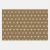 Rustieke Kraft Papier Kerstboom Patroon Gift Inpakpapier Vel (Voorkant 2)