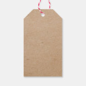 Rustieke Kraft Stoofpot Potpourri Cadeaulabel (Achterkant)