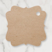 Rustieke Kraft Stoofpotpourri Label (Achterkant)