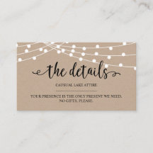 Rustieke kraft string lichten, Onze Details, websi