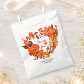 Rustieke krans Bloemen Dank u Bedankzakje (Geknipt)