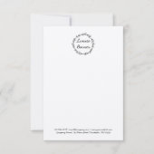 Rustieke krans briefkaart (Voorkant)