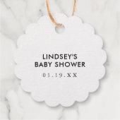 Rustieke krans bruiloft Monogram Echte Gouden foli Bedankjes Labels (Achterkant)