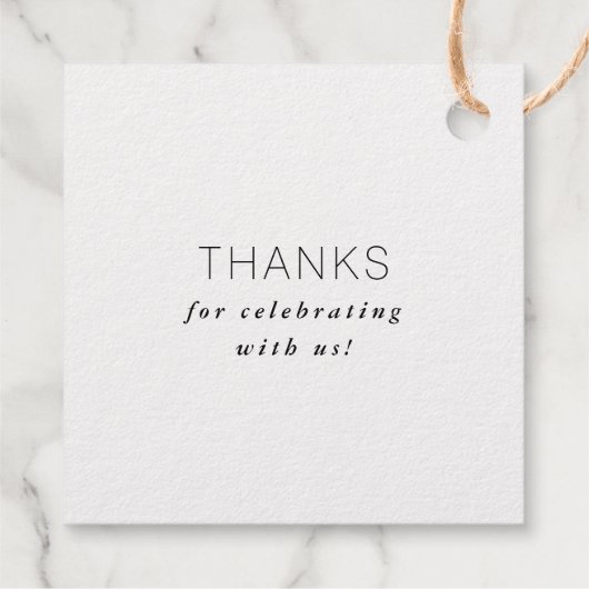 Rustieke krans bruiloft Monogram Echte Gouden foli Bedankjes Labels (Achterkant)