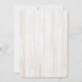 Rustieke krans vakantie kerstfeest uitnodiging (Achterkant)