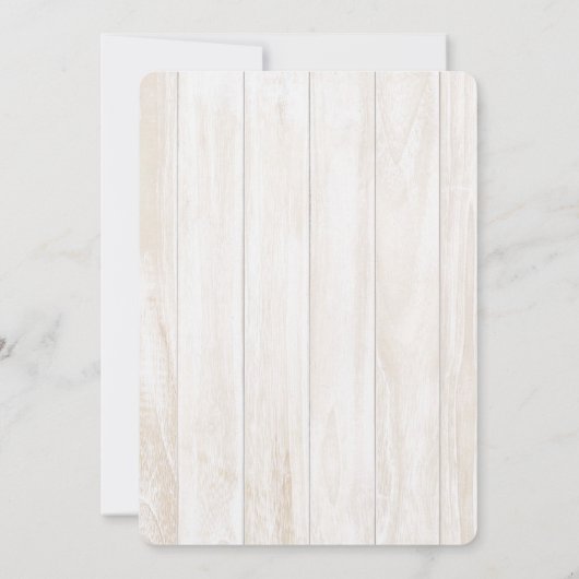 Rustieke krans vakantie kerstfeest uitnodiging (Achterkant)